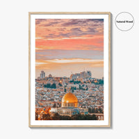 Jerusalem Fine Art Photo Print, Old City Israel Wall Decor Poster