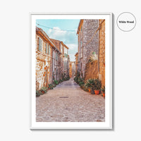 Valldemossa Fine Art Photo Print, Mallorca, Majorca, Spain, Courtyard Wall Poster, Balearic Islands