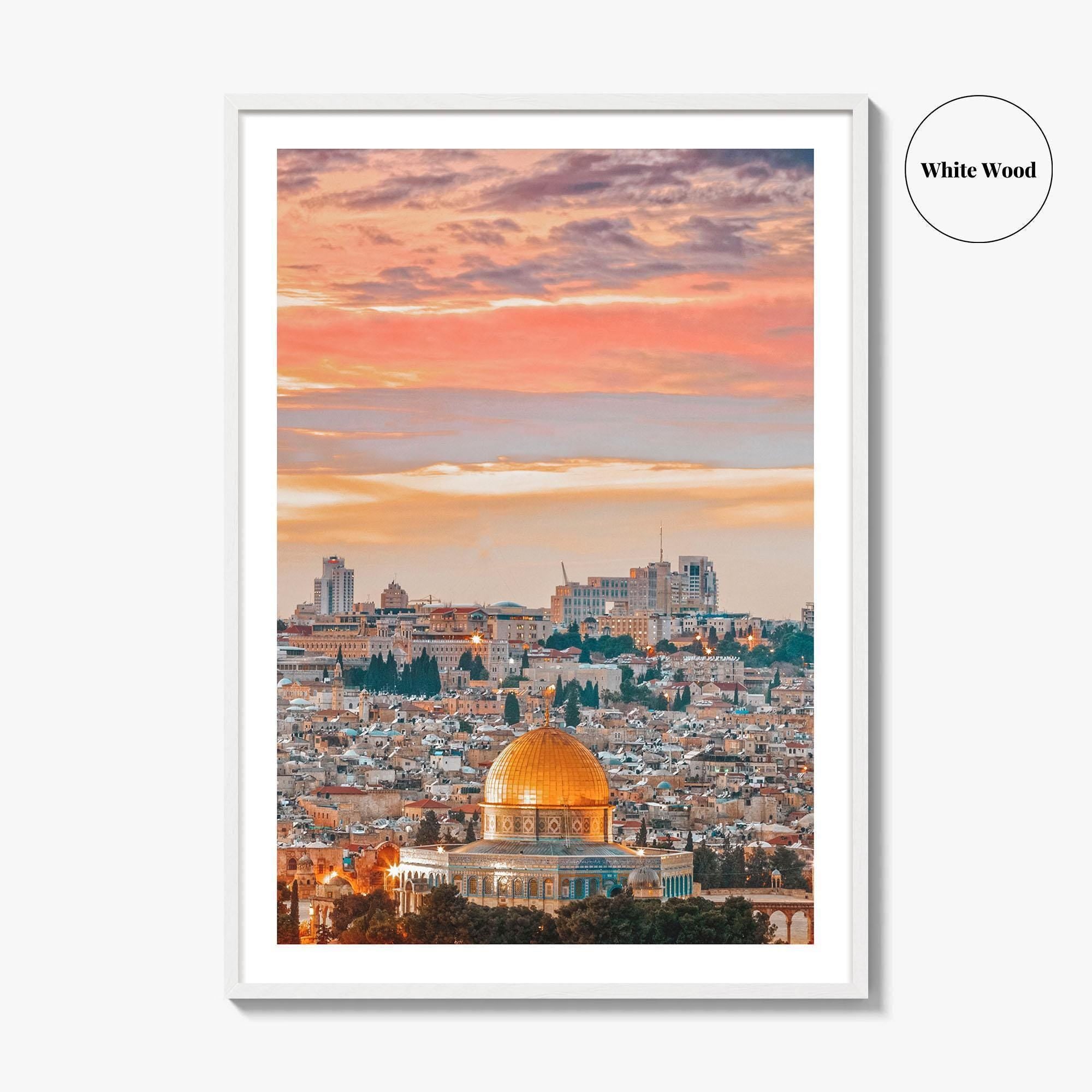 Jerusalem Fine Art Photo Print, Old City Israel Wall Decor Poster