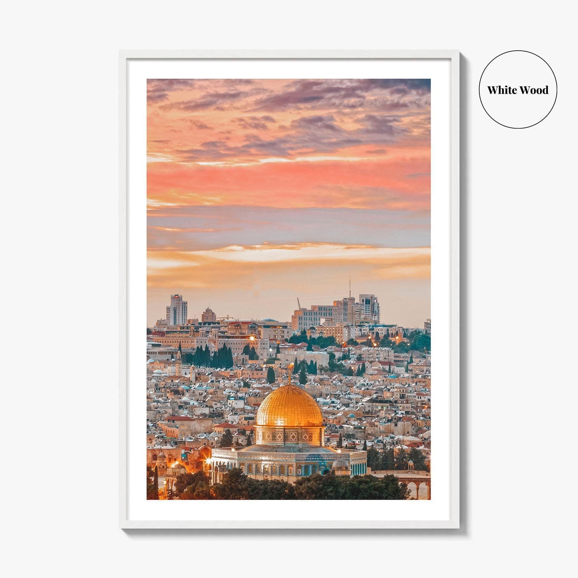Jerusalem Fine Art Photo Print, Old City Israel Wall Decor Poster
