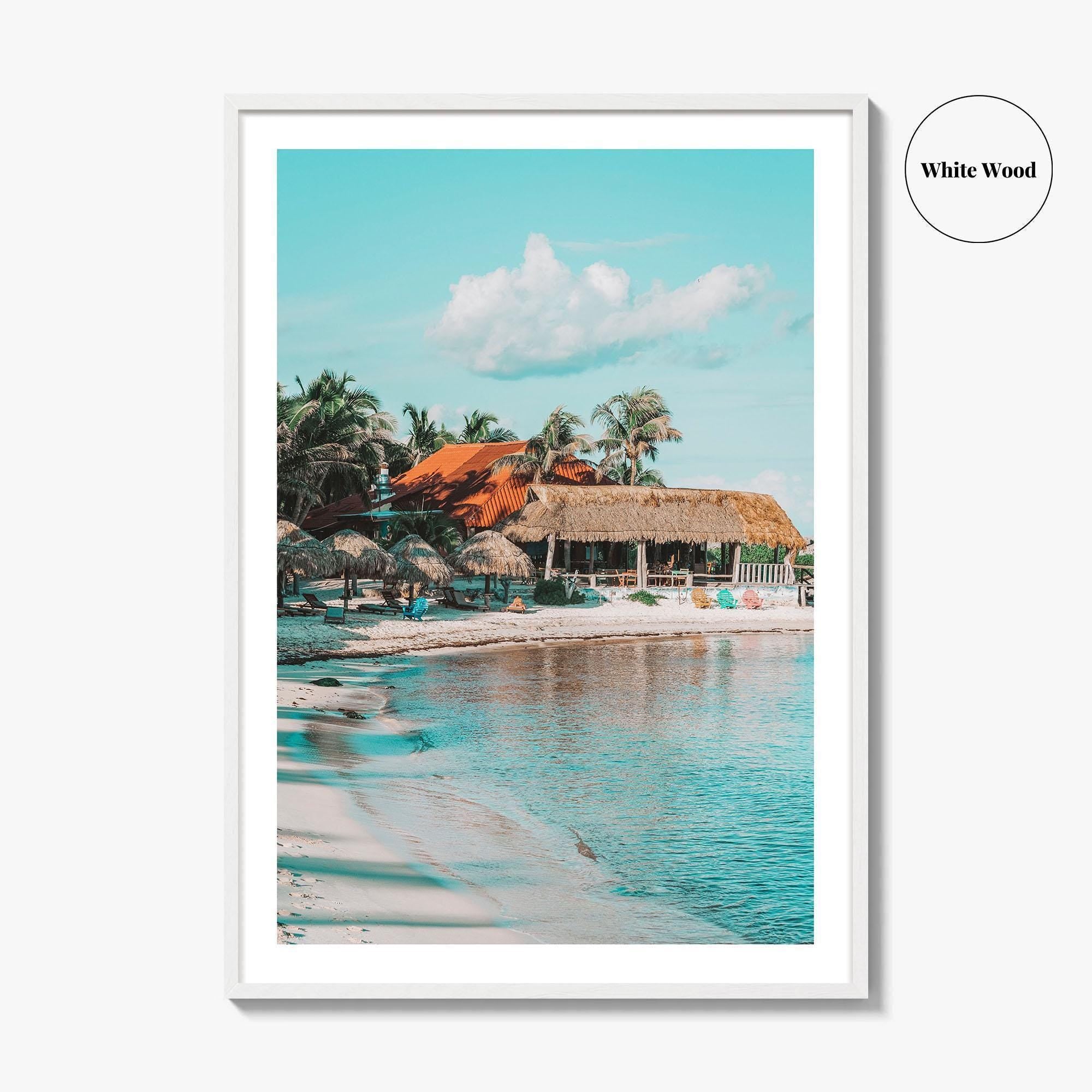 Tulum Fine Art Photo Print, Beach Wall Decor, Riviera Maya Poster, Quintana Roo Mexico