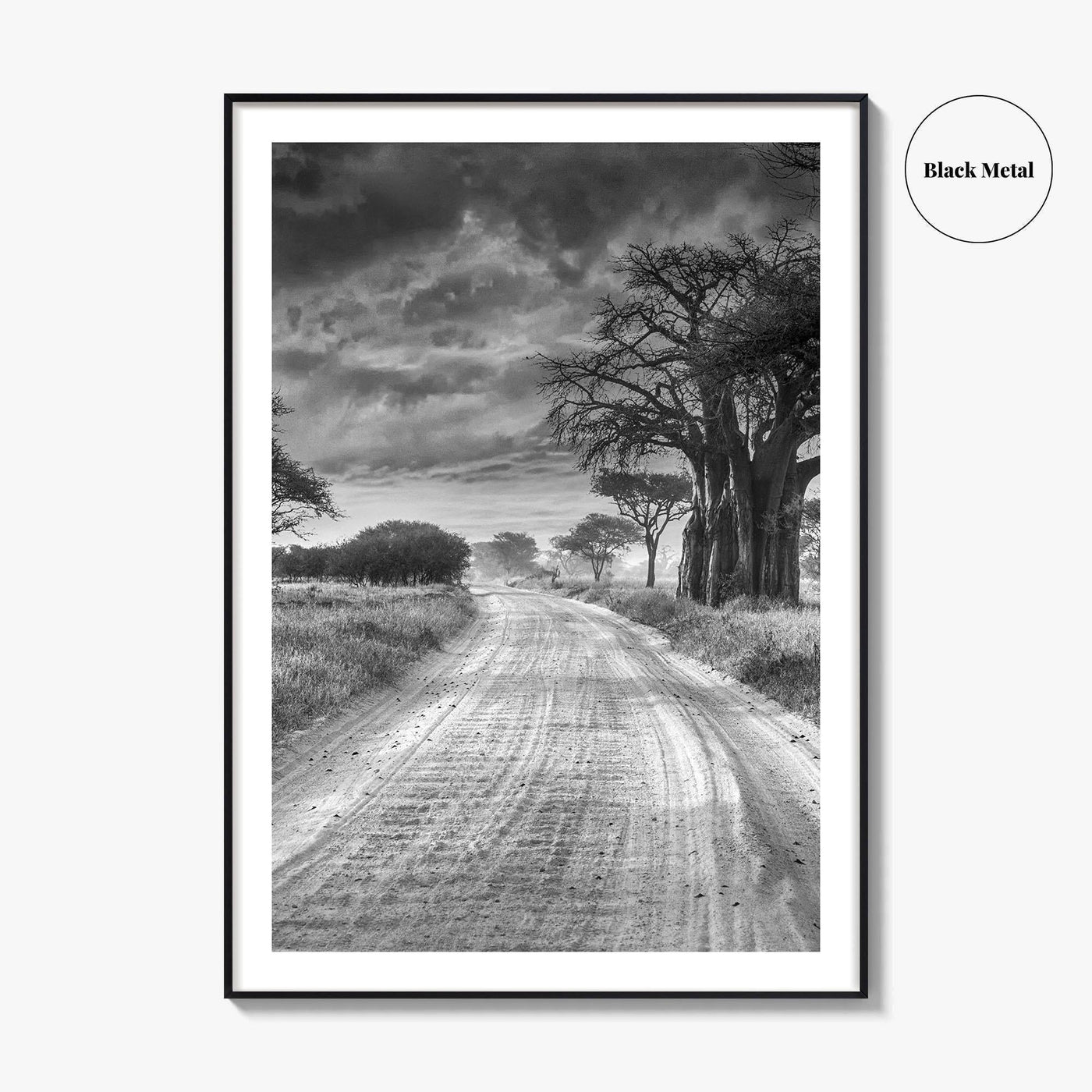 Tanzania Black and White Fine Art Photo Print, Africa Wall Art, Safari Poster