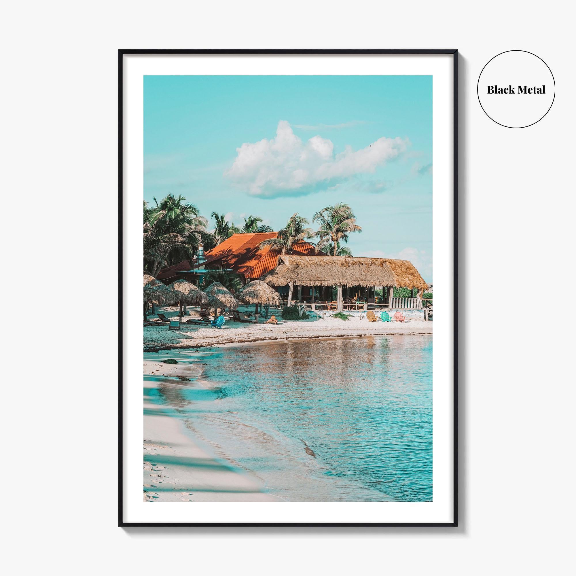 Tulum Fine Art Photo Print, Beach Wall Decor, Riviera Maya Poster, Quintana Roo Mexico
