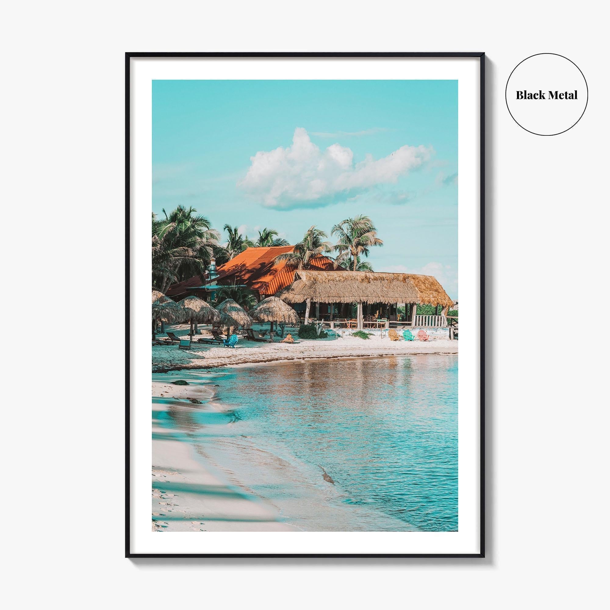 Tulum Fine Art Photo Print, Beach Wall Decor, Riviera Maya Poster, Quintana Roo Mexico