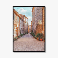 Valldemossa Fine Art Photo Print, Mallorca, Majorca, Spain, Courtyard Wall Poster, Balearic Islands