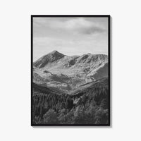 Norway Black and White Fine Art Photo Print, Scandinavia Wall Poster