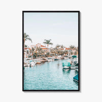 Naples Long Beach Fine Art Photo Print, California USA, Canal Boats, Poster