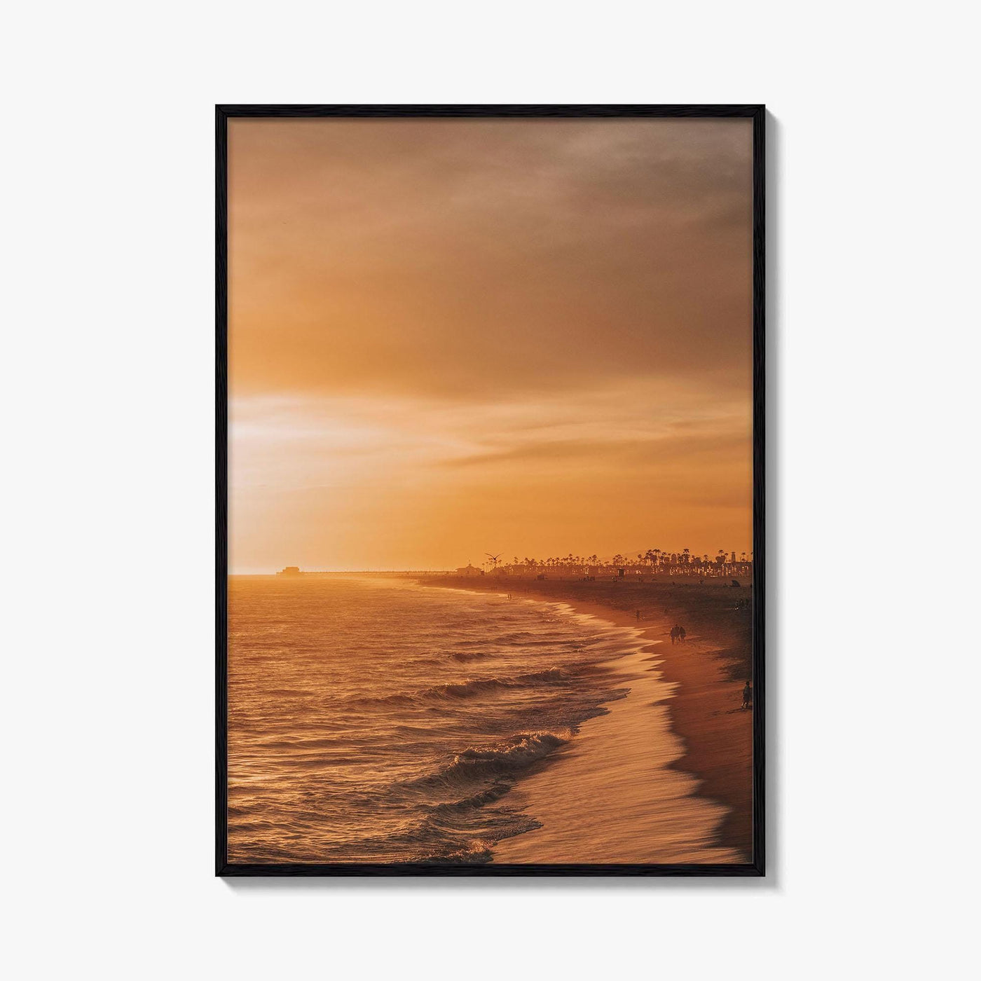 Newport Beach Fine Art Photo Print, Balboa Pier, Orange County California USA Poster