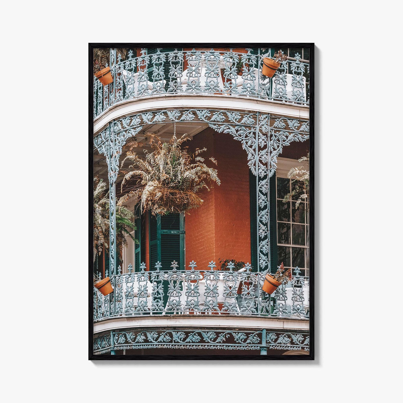New Orleans Fine Art Photo Print, French Quarter Balconies, Louisiana Poster, NOLA USA
