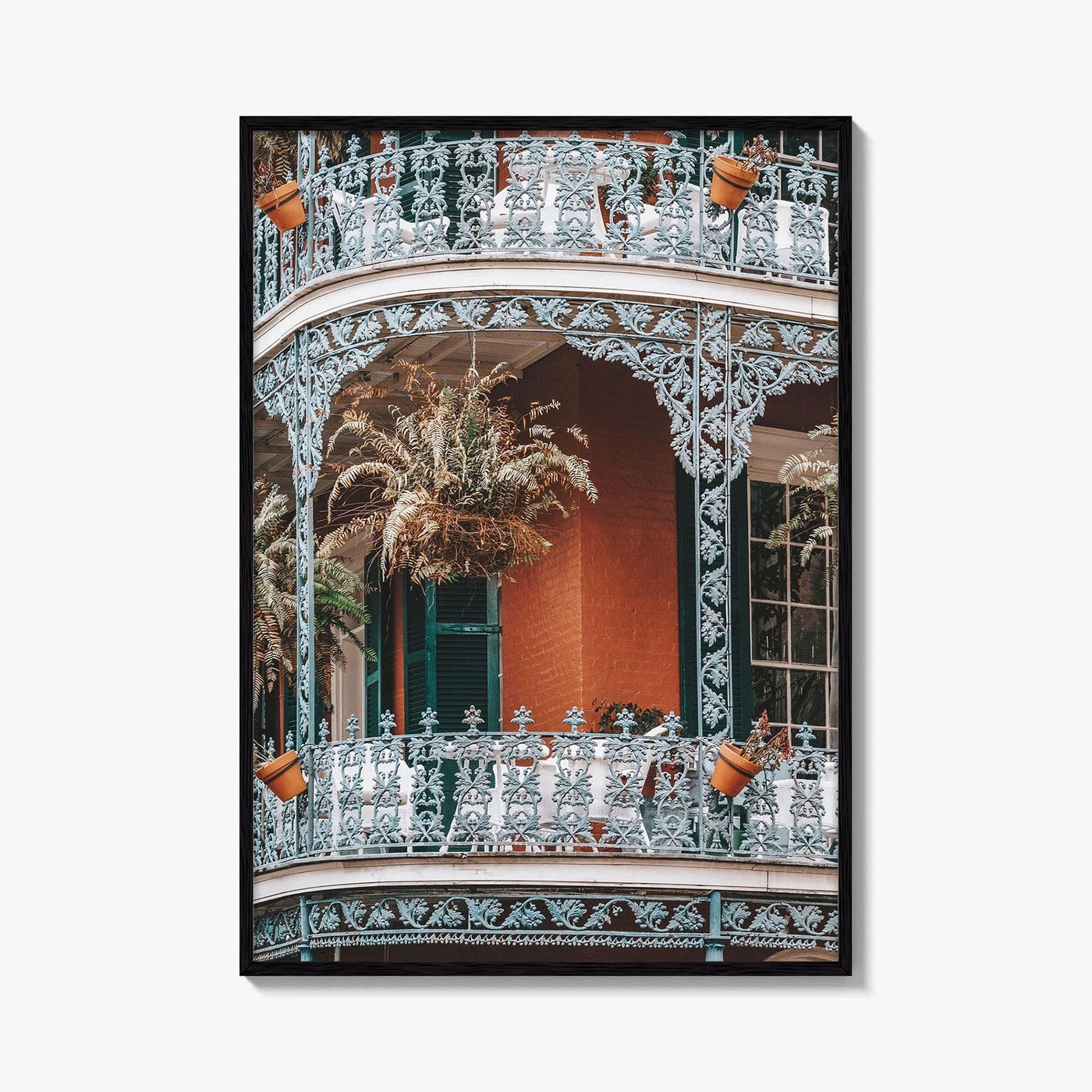New Orleans Fine Art Photo Print, French Quarter Balconies, Louisiana Poster, NOLA USA