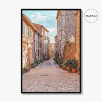 Valldemossa Fine Art Photo Print, Mallorca, Majorca, Spain, Courtyard Wall Poster, Balearic Islands