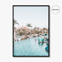Naples Long Beach Fine Art Photo Print, California USA, Canal Boats, Poster