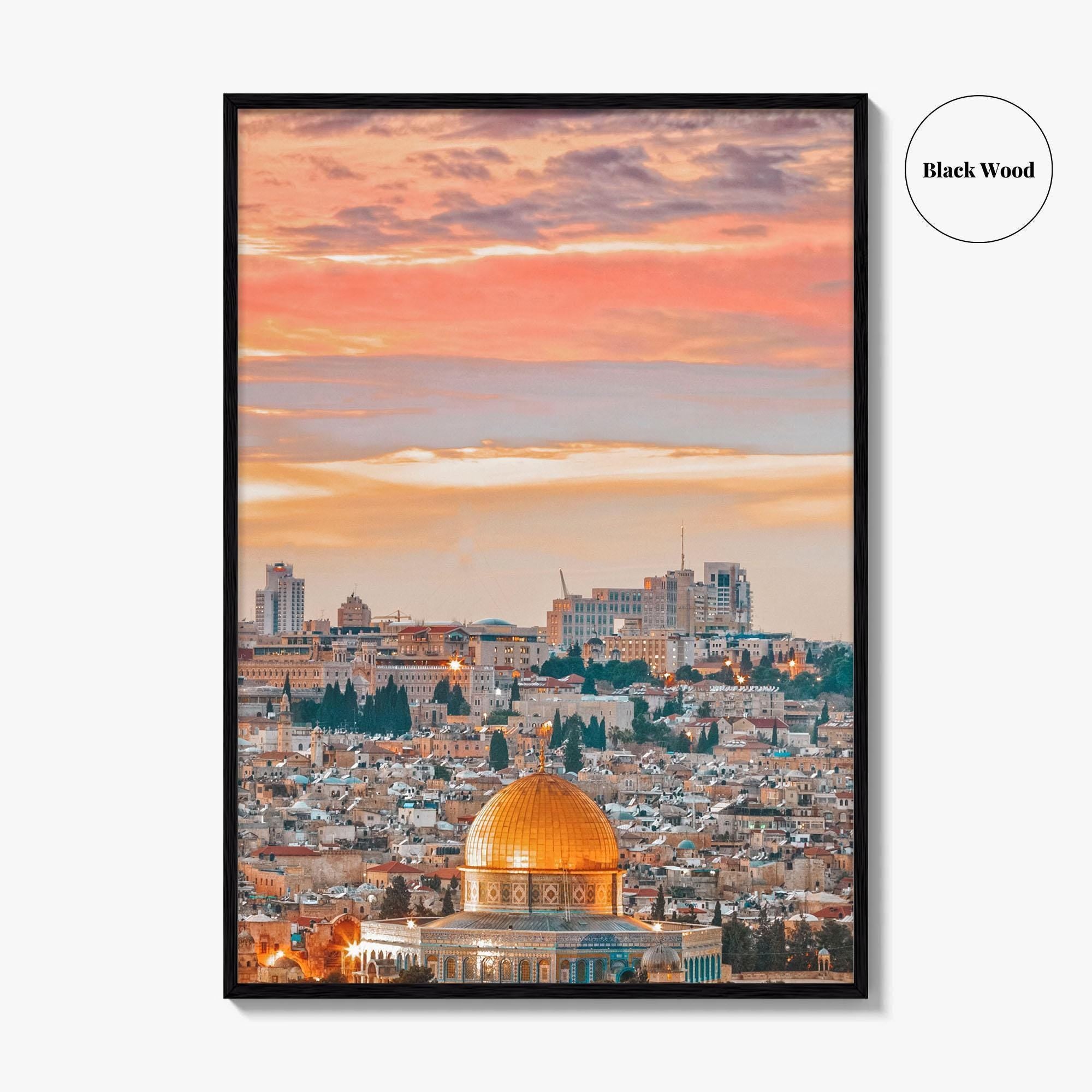 Jerusalem Fine Art Photo Print, Old City Israel Wall Decor Poster