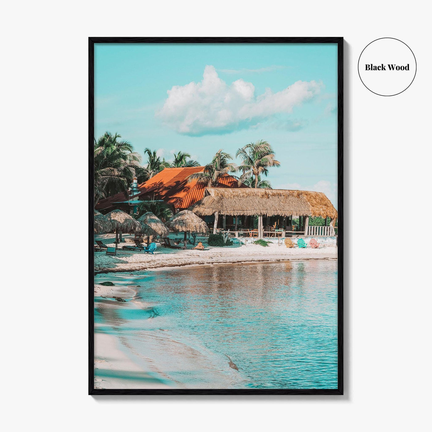 Tulum Fine Art Photo Print, Beach Wall Decor, Riviera Maya Poster, Quintana Roo Mexico