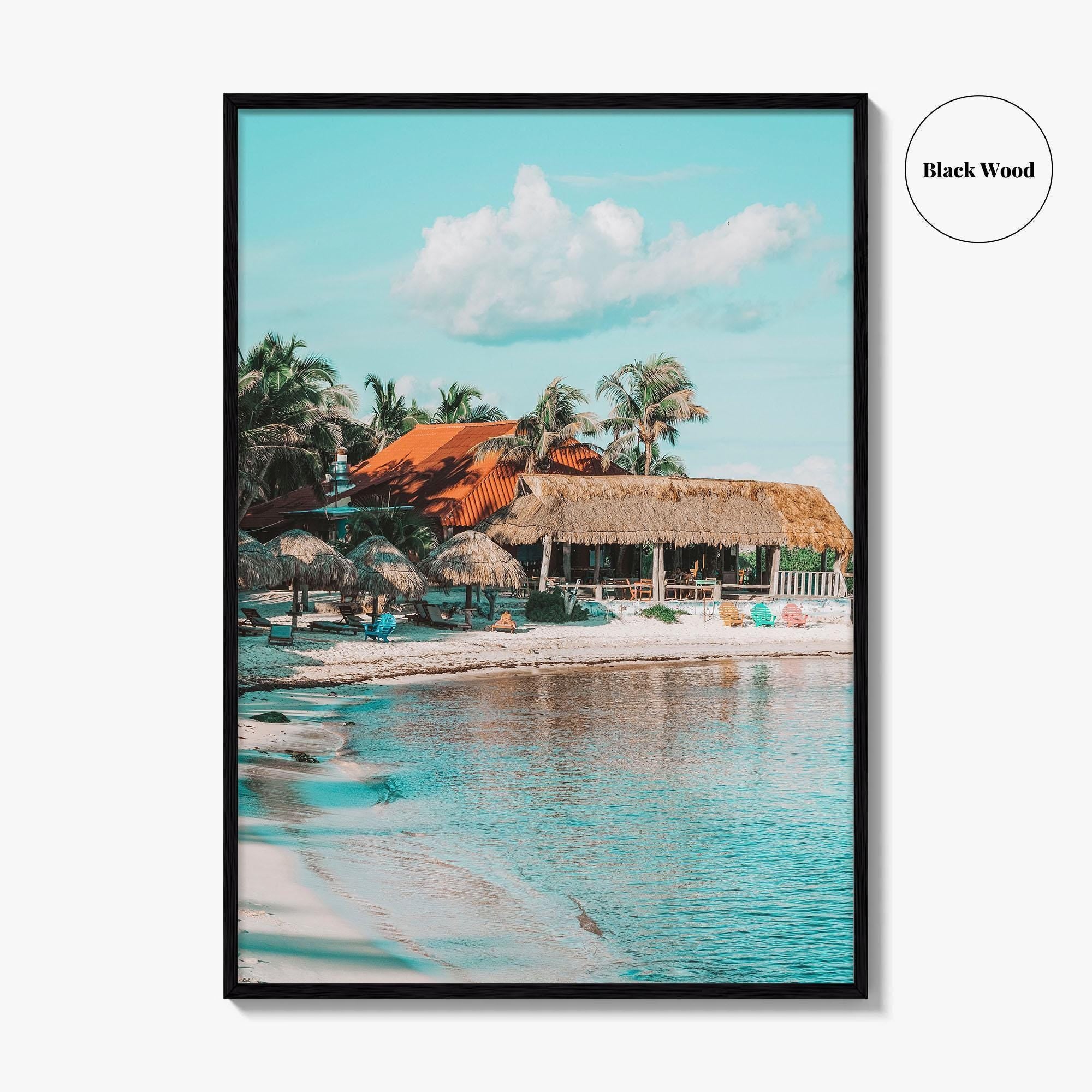 Tulum Fine Art Photo Print, Beach Wall Decor, Riviera Maya Poster, Quintana Roo Mexico
