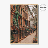 Upper East Side Fine Art Photo Print, Manhattan, NYC, NY, Wall Decor, Poster, Brownstones