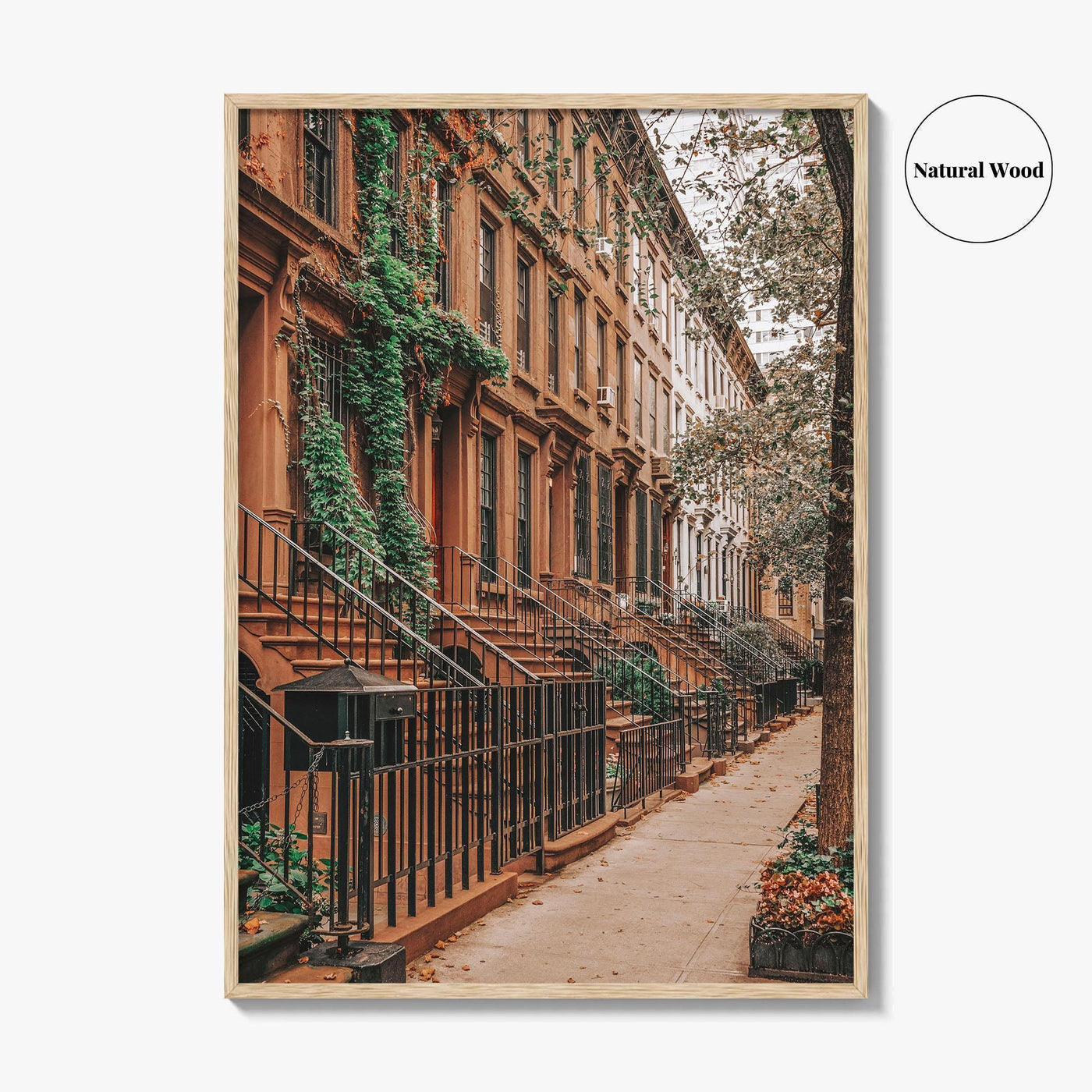 Upper East Side Fine Art Photo Print, Manhattan, NYC, NY, Wall Decor, Poster, Brownstones