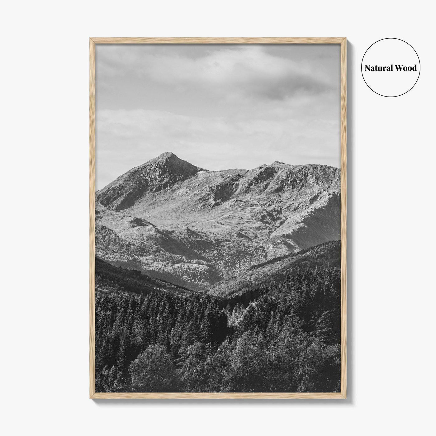 Norway Black and White Fine Art Photo Print, Scandinavia Wall Poster