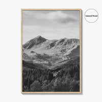 Norway Black and White Fine Art Photo Print, Scandinavia Wall Poster