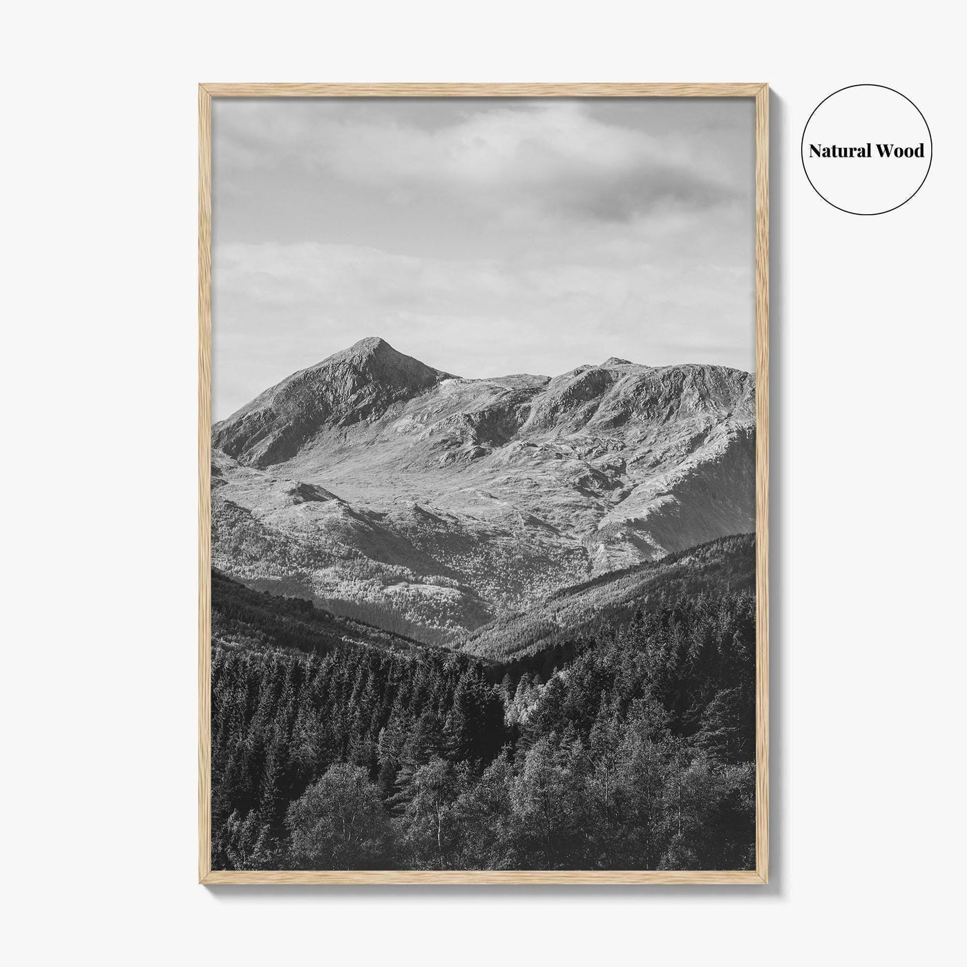 Norway Black and White Fine Art Photo Print, Scandinavia Wall Poster