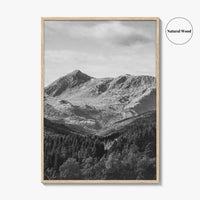 Norway Black and White Fine Art Photo Print, Scandinavia Wall Poster