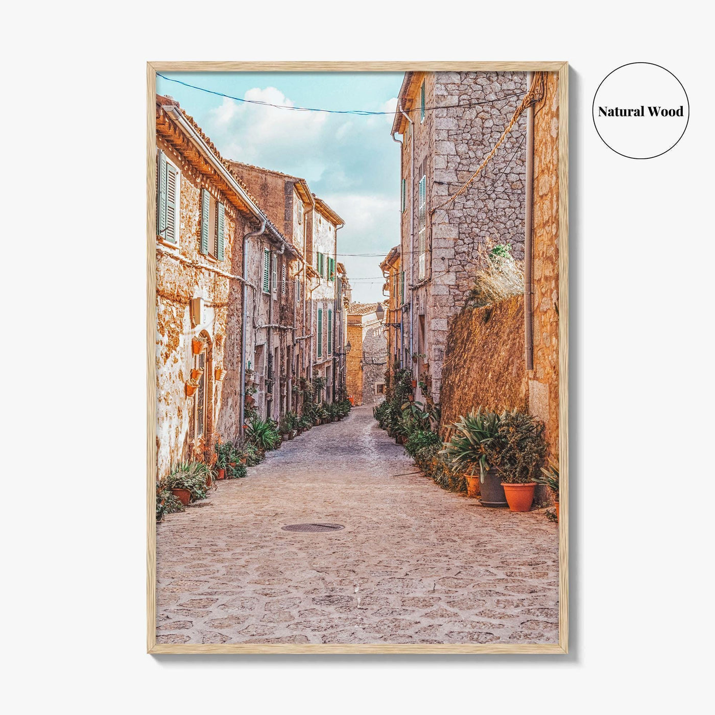 Valldemossa Fine Art Photo Print, Mallorca, Majorca, Spain, Courtyard Wall Poster, Balearic Islands