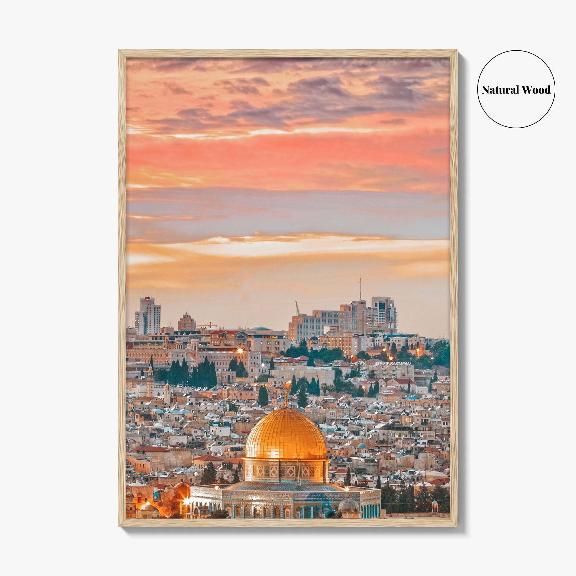 Jerusalem Fine Art Photo Print, Old City Israel Wall Decor Poster