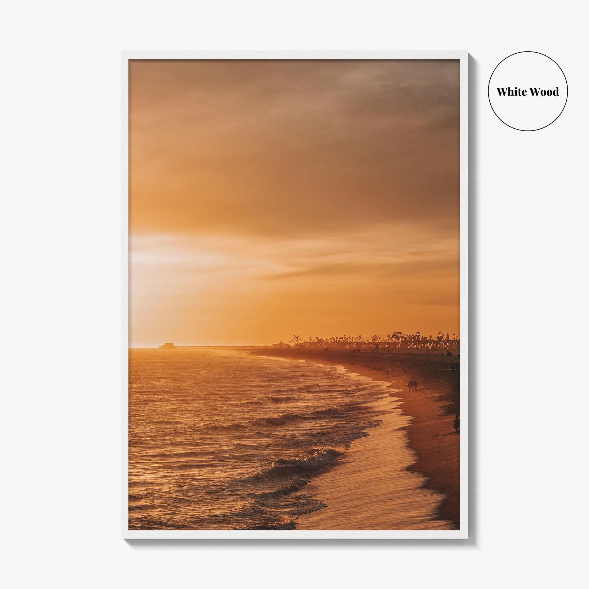 Newport Beach Fine Art Photo Print, Balboa Pier, Orange County California USA Poster