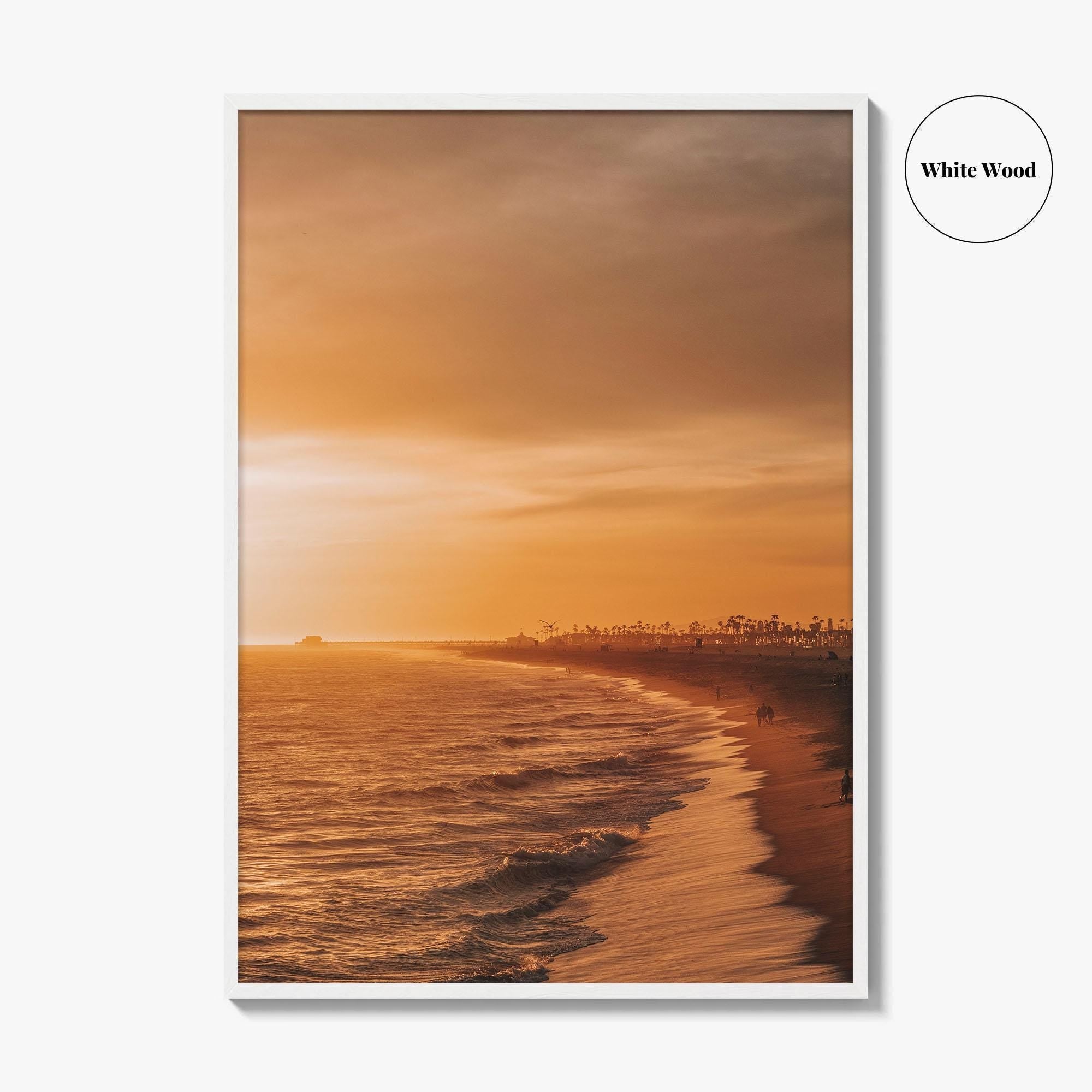 Newport Beach Fine Art Photo Print, Balboa Pier, Orange County California USA Poster
