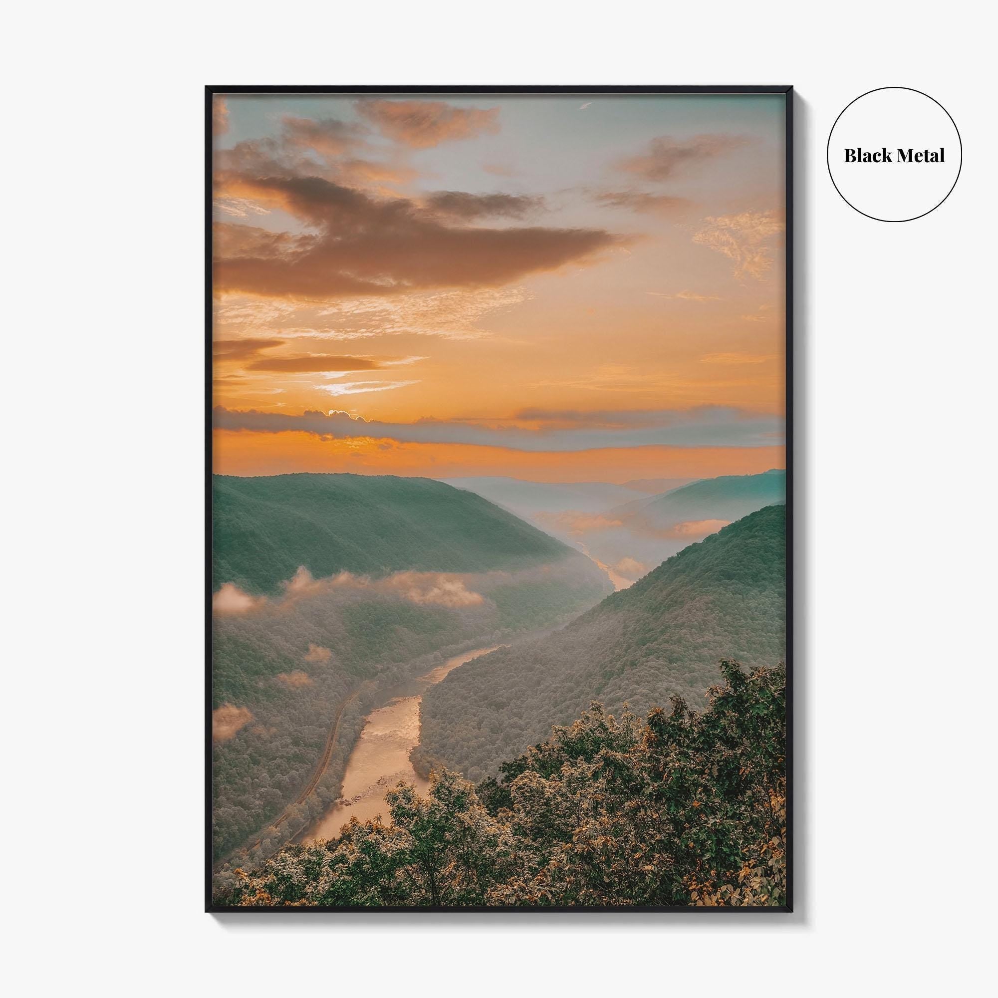 New River Gorge National Park Fine Art Photo Print, Grandview, West Virginia Wall Poster