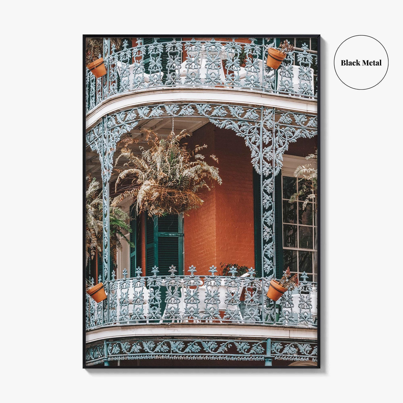 New Orleans Fine Art Photo Print, French Quarter Balconies, Louisiana Poster, NOLA USA