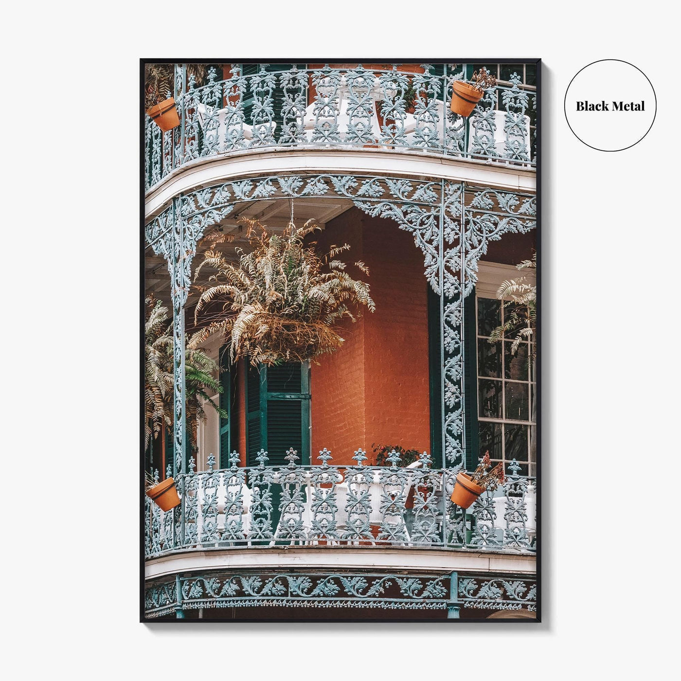 New Orleans Fine Art Photo Print, French Quarter Balconies, Louisiana Poster, NOLA USA
