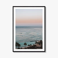 Waikiki Beach Fine Art Photo Print, Honolulu, Oahu, Hawaii USA Wall Poster