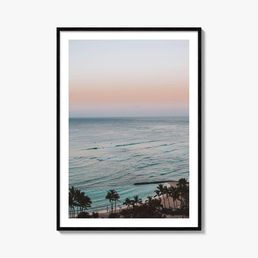 Waikiki Beach Fine Art Photo Print, Honolulu, Oahu, Hawaii USA Wall Poster