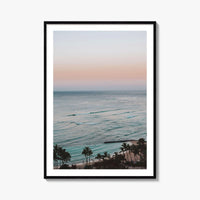 Waikiki Beach Fine Art Photo Print, Honolulu, Oahu, Hawaii USA Wall Poster