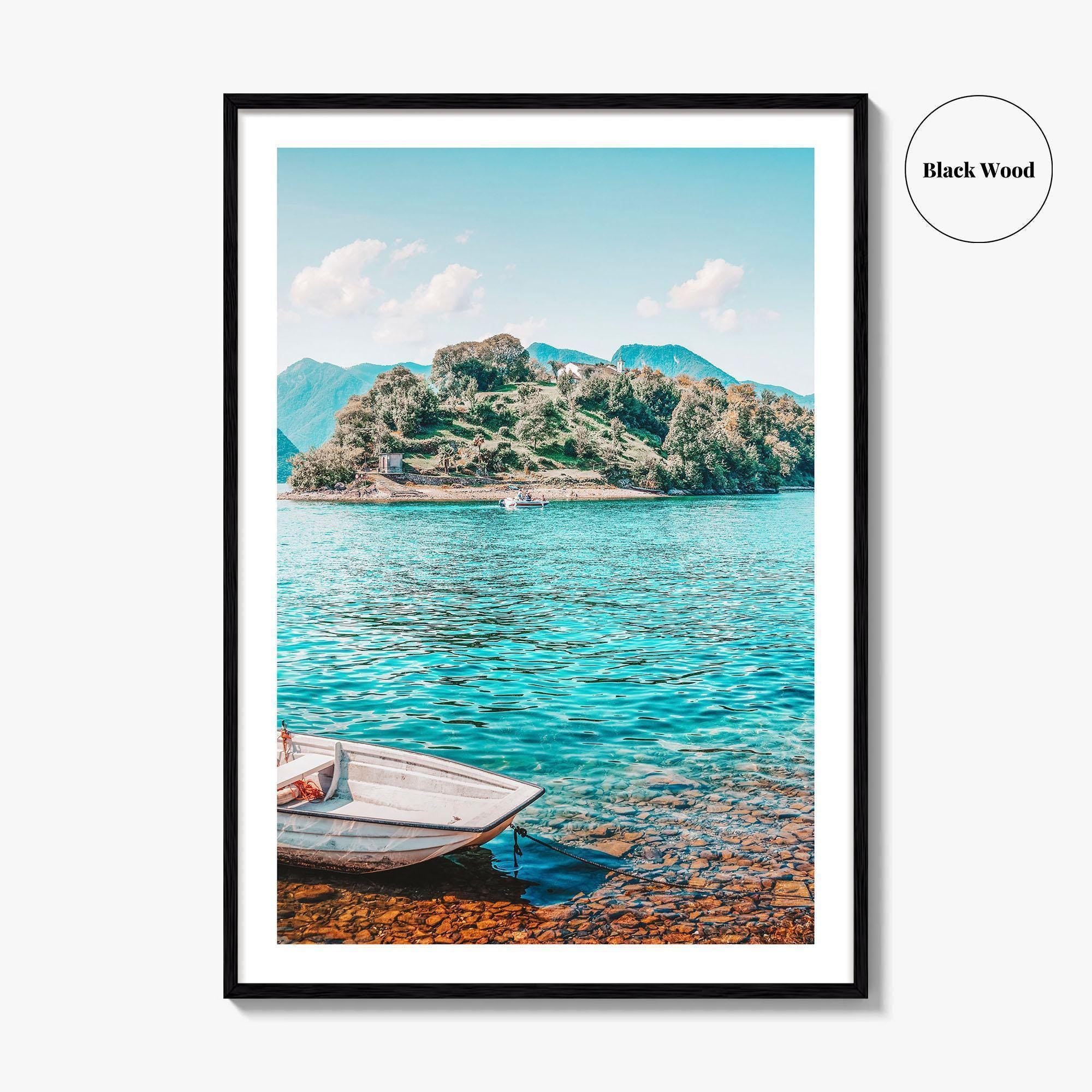Lake Como Fine Art Photo Print, Comacina Island, Ossuccio, Lombardy Italy Wall Poster