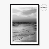 Huntington Beach Black and White Fine Art Photo Print, Orange County California Poster