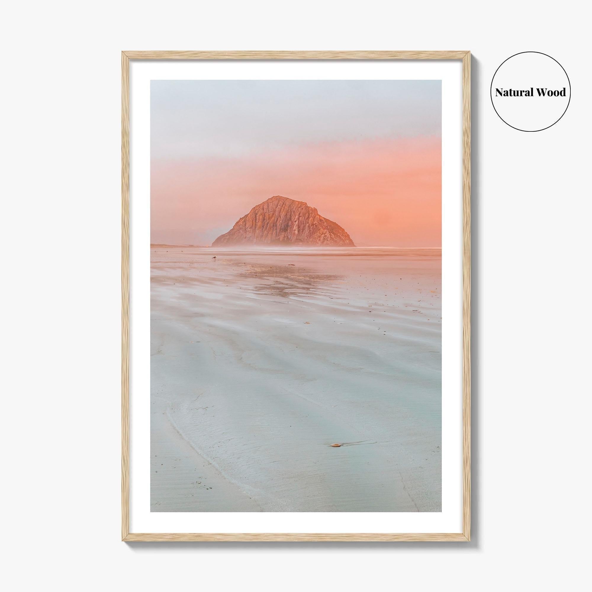 Morro Bay Beach Fine Art Photo Print, Morro Rock California Poster