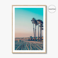 Newport Beach Vintage Fine Art Photo Print, California Wall Poster, Orange County USA, SoCal