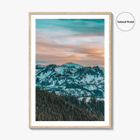 Park City Utah Fine Art Photo Print, Guardsman Pass, Rocky Mountains Poster