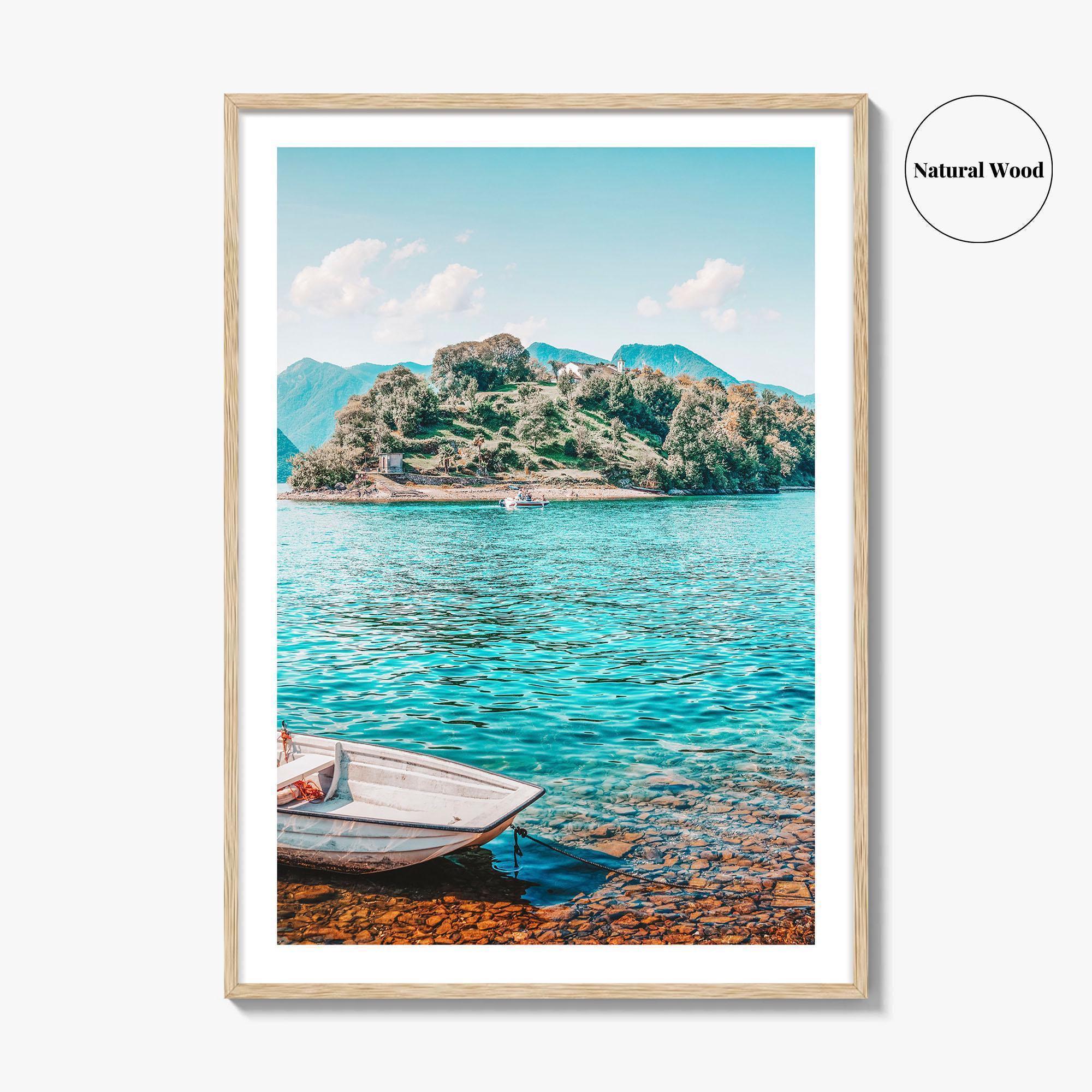 Lake Como Fine Art Photo Print, Comacina Island, Ossuccio, Lombardy Italy Wall Poster