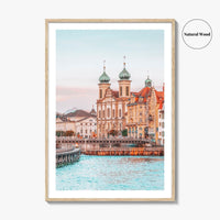 Lucerne Fine Art Photo Print, Switzerland, Chapel Bridge, Vierwaldstattersee, Wall Decor, Poster