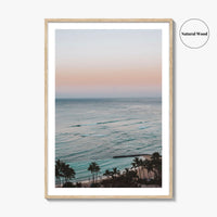 Waikiki Beach Fine Art Photo Print, Honolulu, Oahu, Hawaii USA Wall Poster