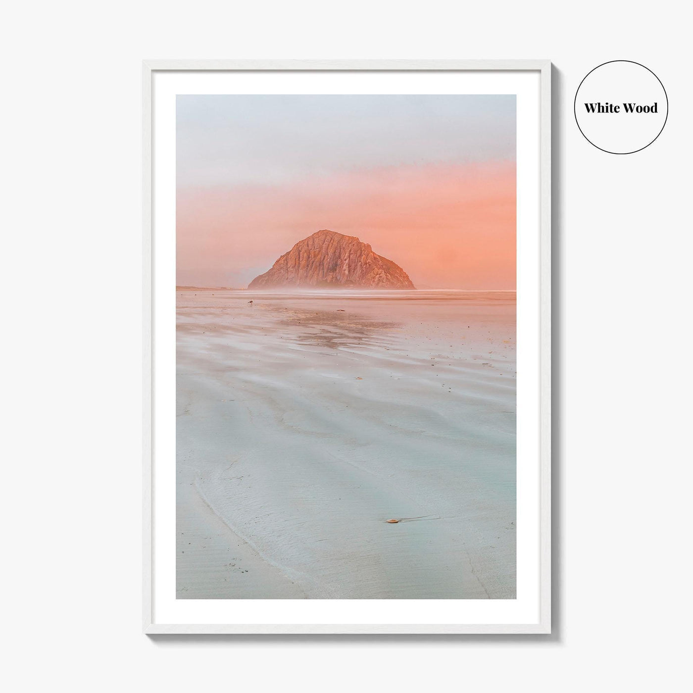 Morro Bay Beach Fine Art Photo Print, Morro Rock California Poster