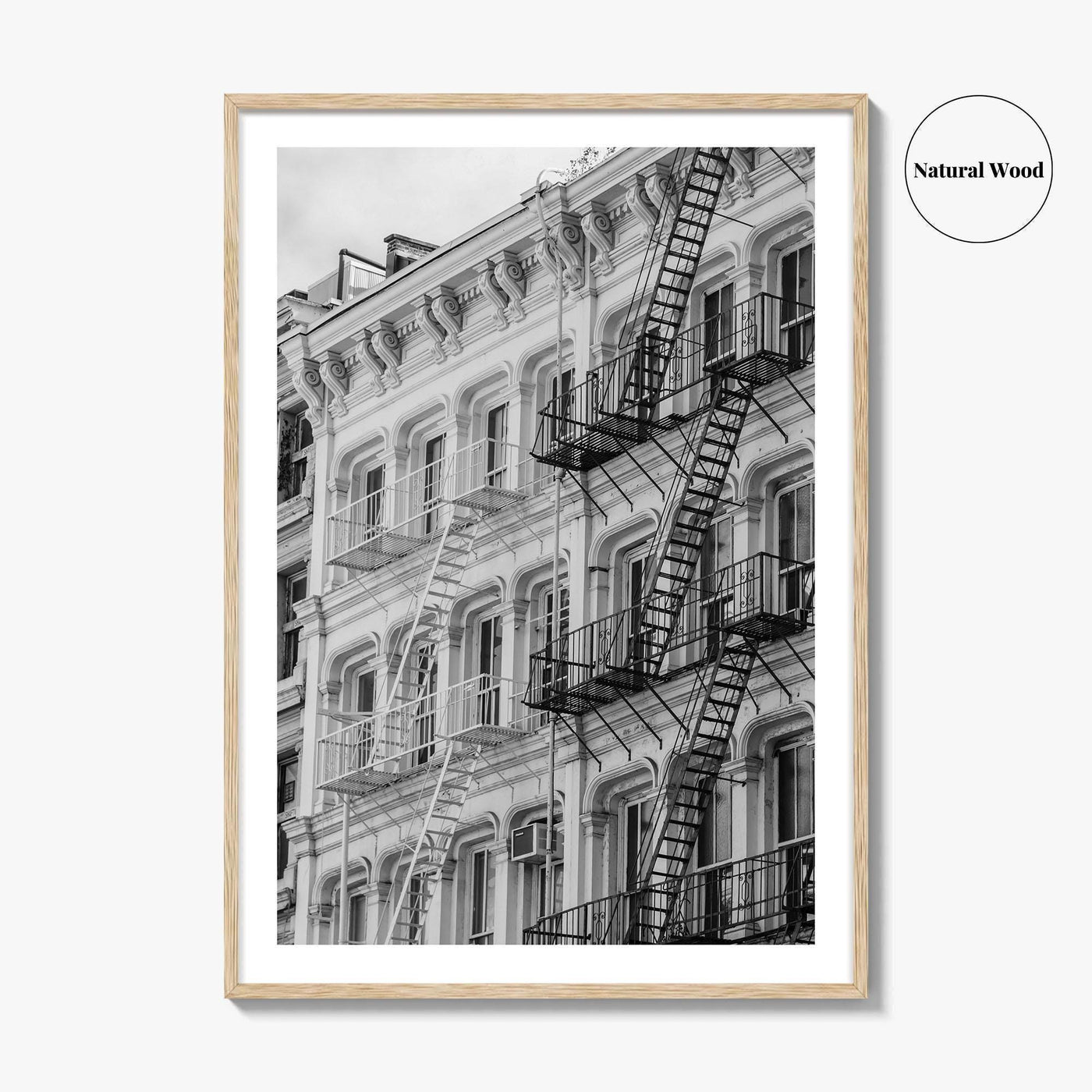 SoHo Black and White Fine Art Photo Print, New York City NYC, Manhattan Poster
