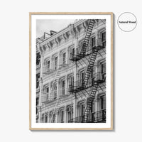 SoHo Black and White Fine Art Photo Print, New York City NYC, Manhattan Poster