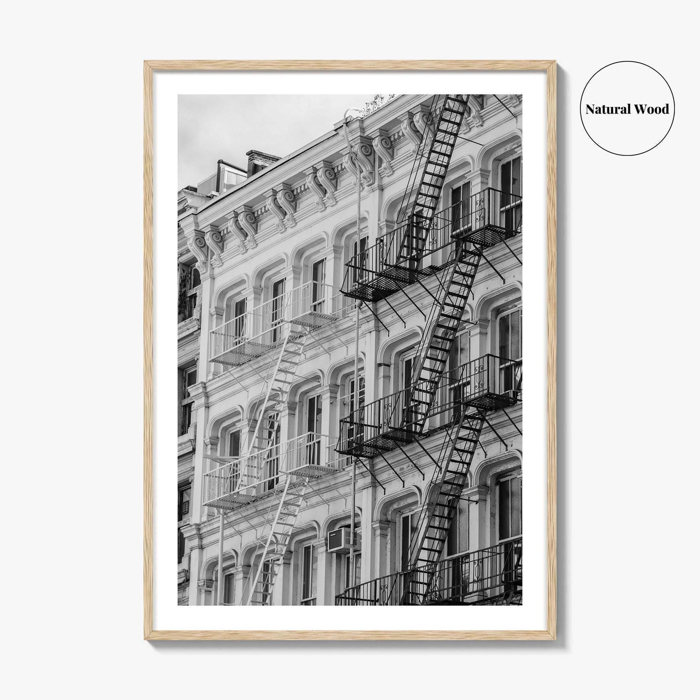 SoHo Black and White Fine Art Photo Print, New York City NYC, Manhattan Poster