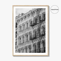 SoHo Black and White Fine Art Photo Print, New York City NYC, Manhattan Poster