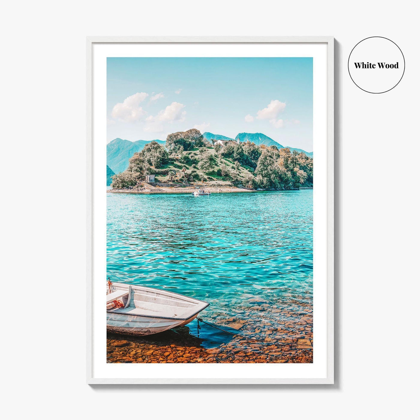 Lake Como Fine Art Photo Print, Comacina Island, Ossuccio, Lombardy Italy Wall Poster