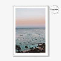 Waikiki Beach Fine Art Photo Print, Honolulu, Oahu, Hawaii USA Wall Poster